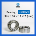 Deep Groove Ball Bearing 63800zz/2rs 10*19*7